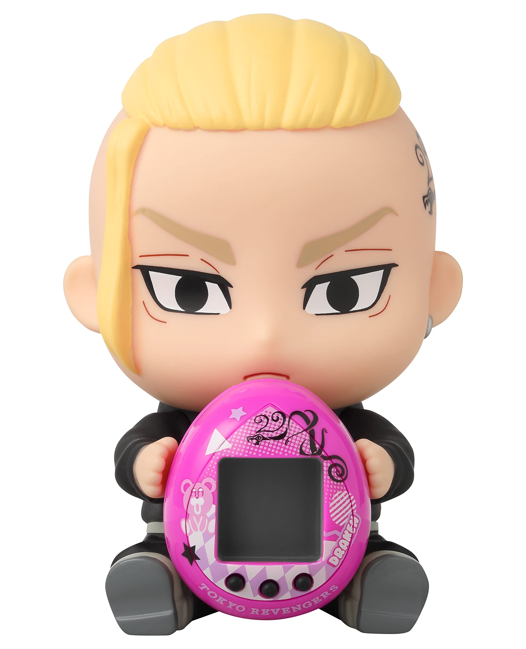 Figura Soporte Draken + Tamagotchi Hugmy Tokyo Revengers Figura Soporte Draken + Tamagotchi Hugmy Tokyo Revengers